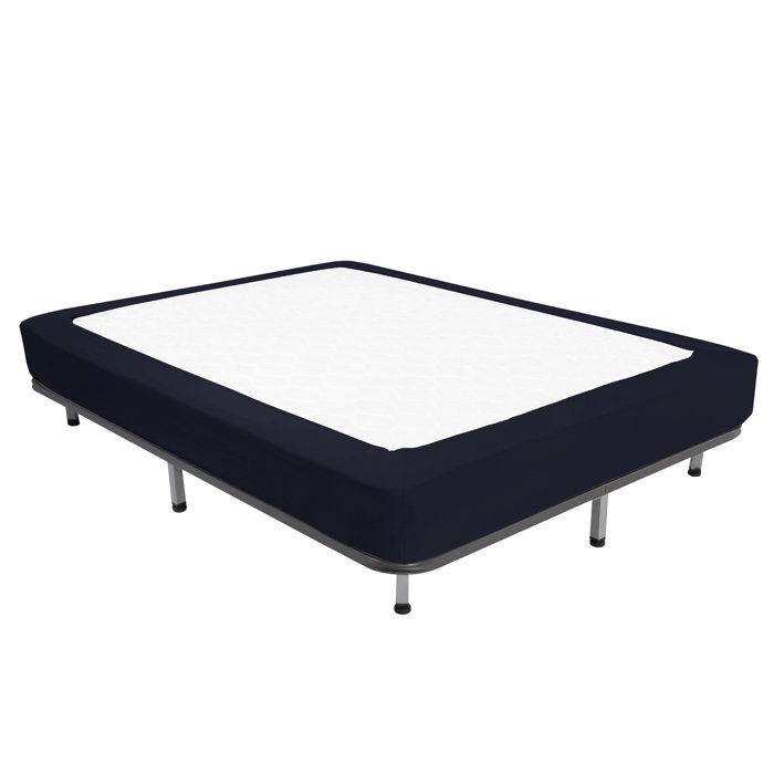 Eider & Ivory™ Clawson Wrap Around Box Spring Cover & Reviews Wayfair